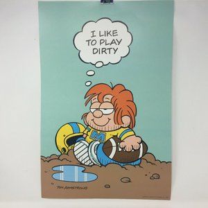 1983 Marvin 'I Like To Play Dirty' Poster